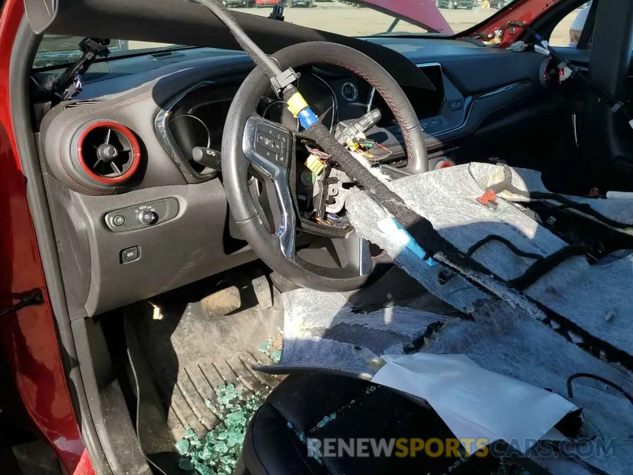 8 Фотография поврежденного автомобиля 3GNKBKRS8NS118193 CHEVROLET BLAZER 2022
