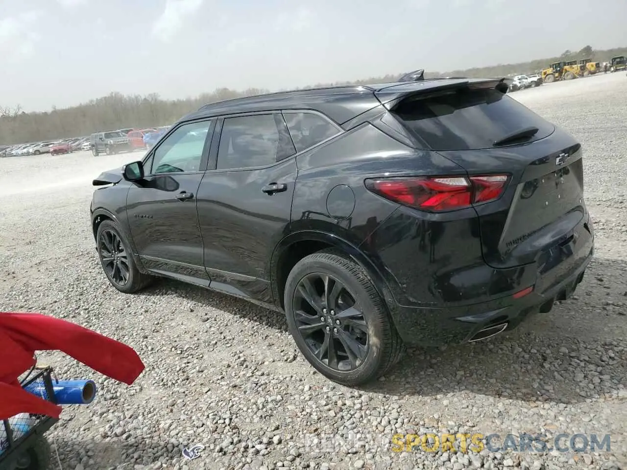 2 Photograph of a damaged car 3GNKBKRS9NS132944 CHEVROLET BLAZER 2022