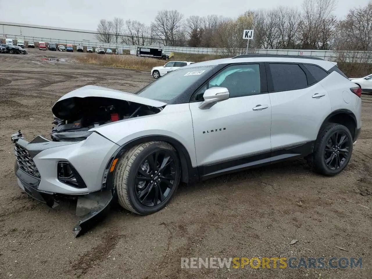 1 Photograph of a damaged car 3GNKBKRS9NS146018 CHEVROLET BLAZER 2022