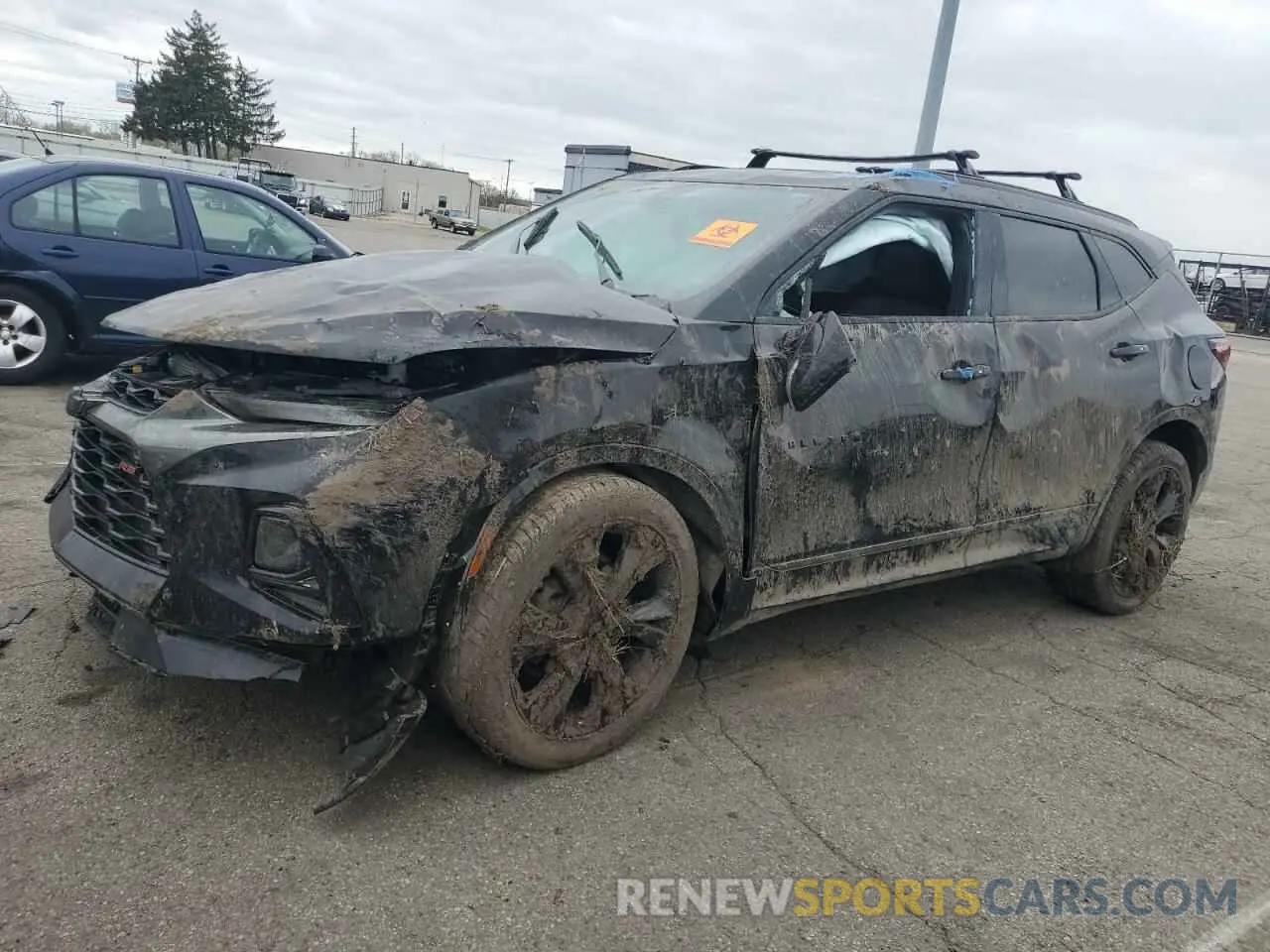 1 Фотография поврежденного автомобиля 3GNKBKRSXNS176984 CHEVROLET BLAZER 2022