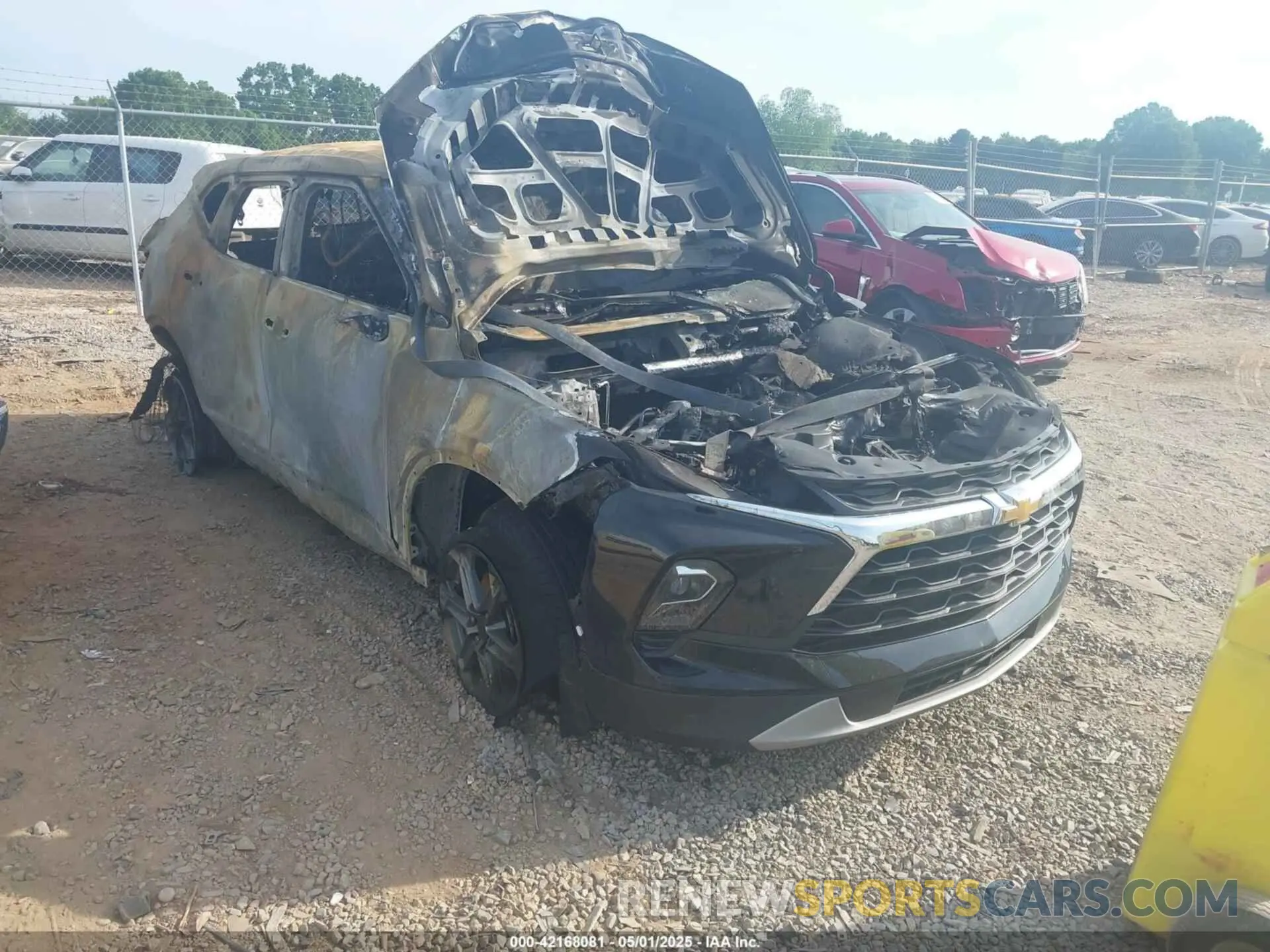 1 Фотография поврежденного автомобиля 3GNKBCR41PS222938 CHEVROLET BLAZER 2023