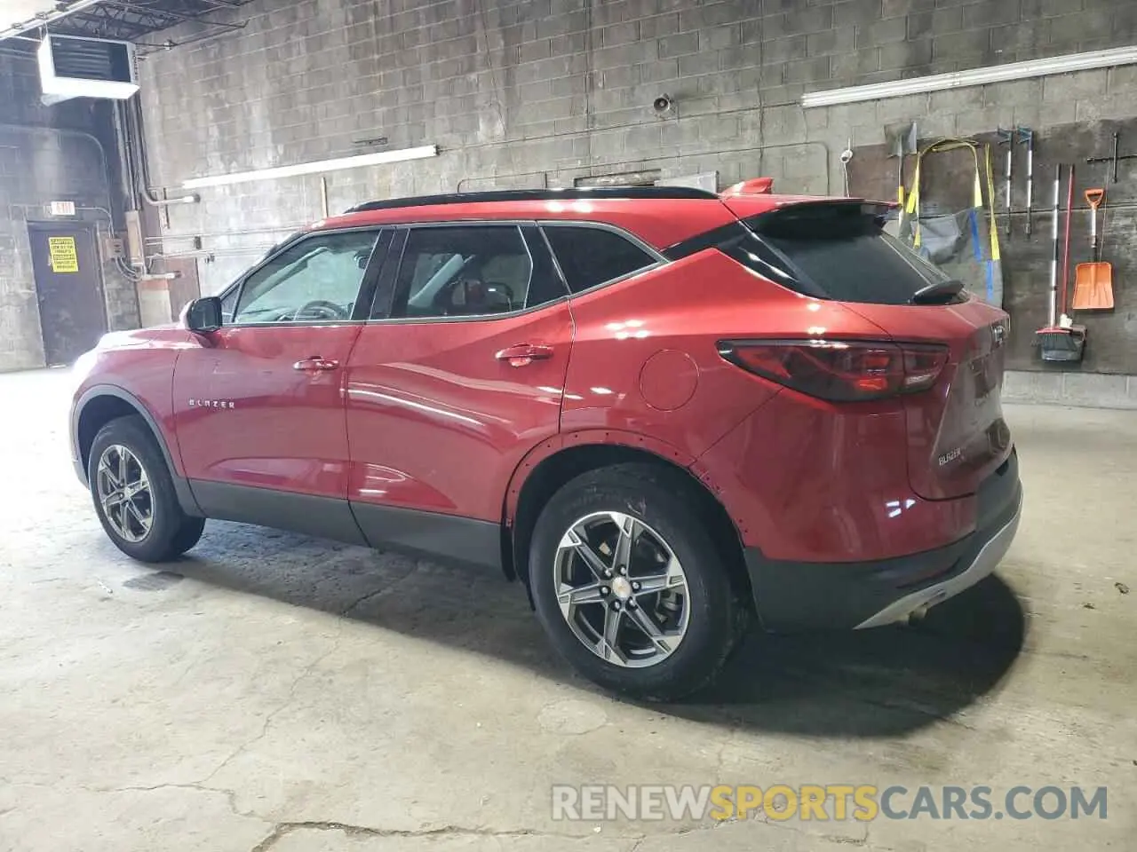 2 Photograph of a damaged car 3GNKBCR43PS235724 CHEVROLET BLAZER 2023