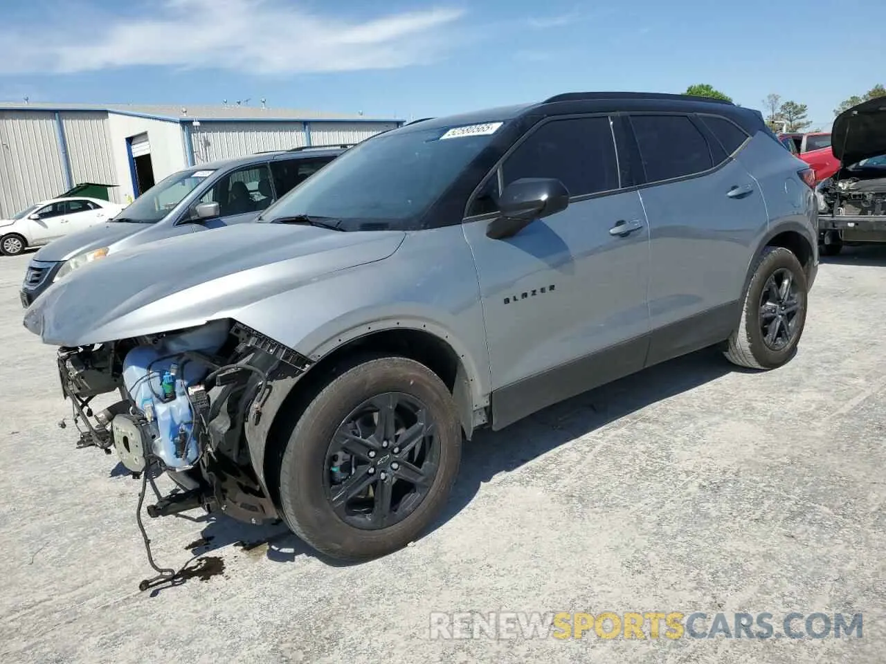 1 Photograph of a damaged car 3GNKBCR44PS198523 CHEVROLET BLAZER 2023