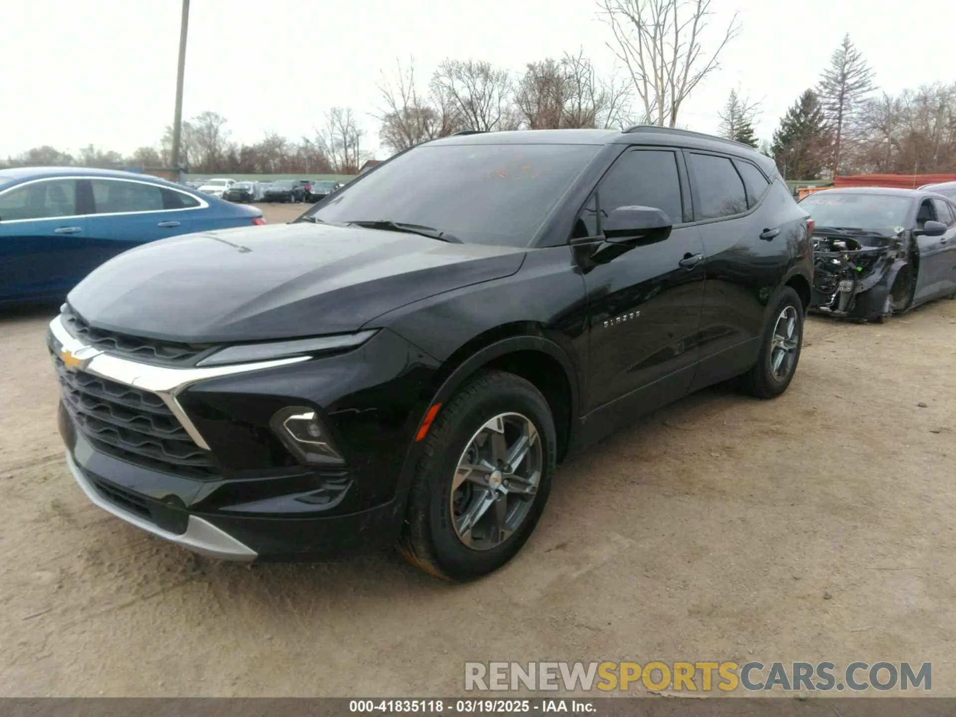 2 Photograph of a damaged car 3GNKBCR44PS220357 CHEVROLET BLAZER 2023