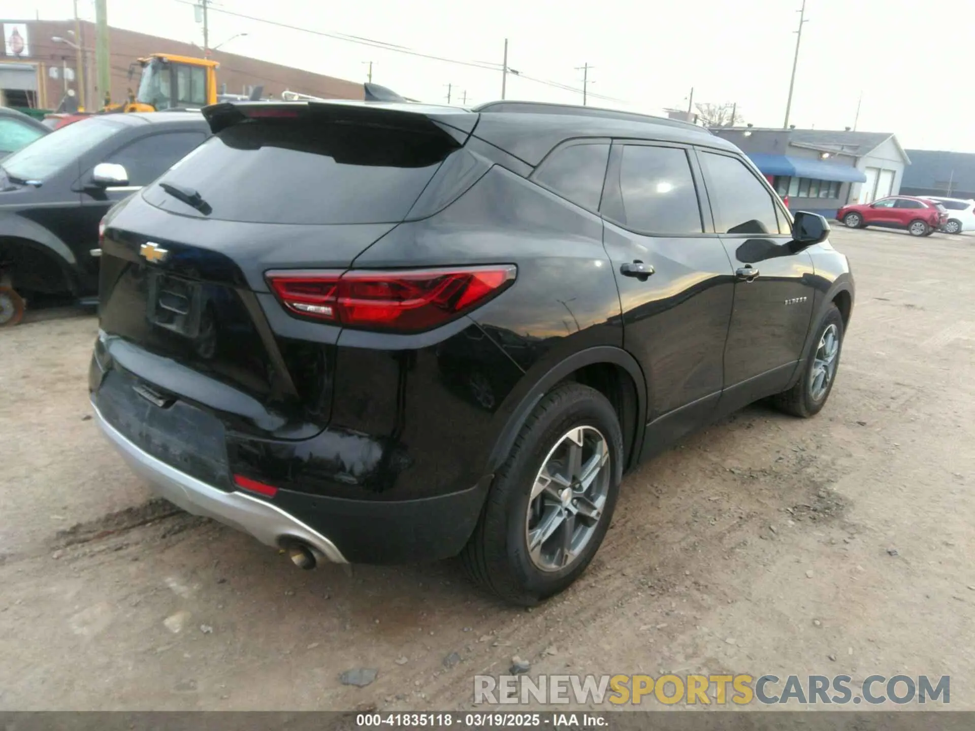 4 Photograph of a damaged car 3GNKBCR44PS220357 CHEVROLET BLAZER 2023