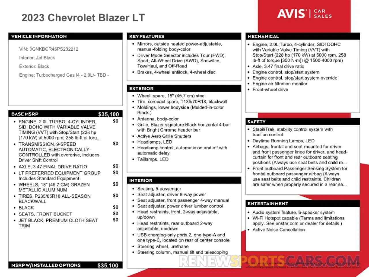 12 Photograph of a damaged car 3GNKBCR45PS232212 CHEVROLET BLAZER 2023