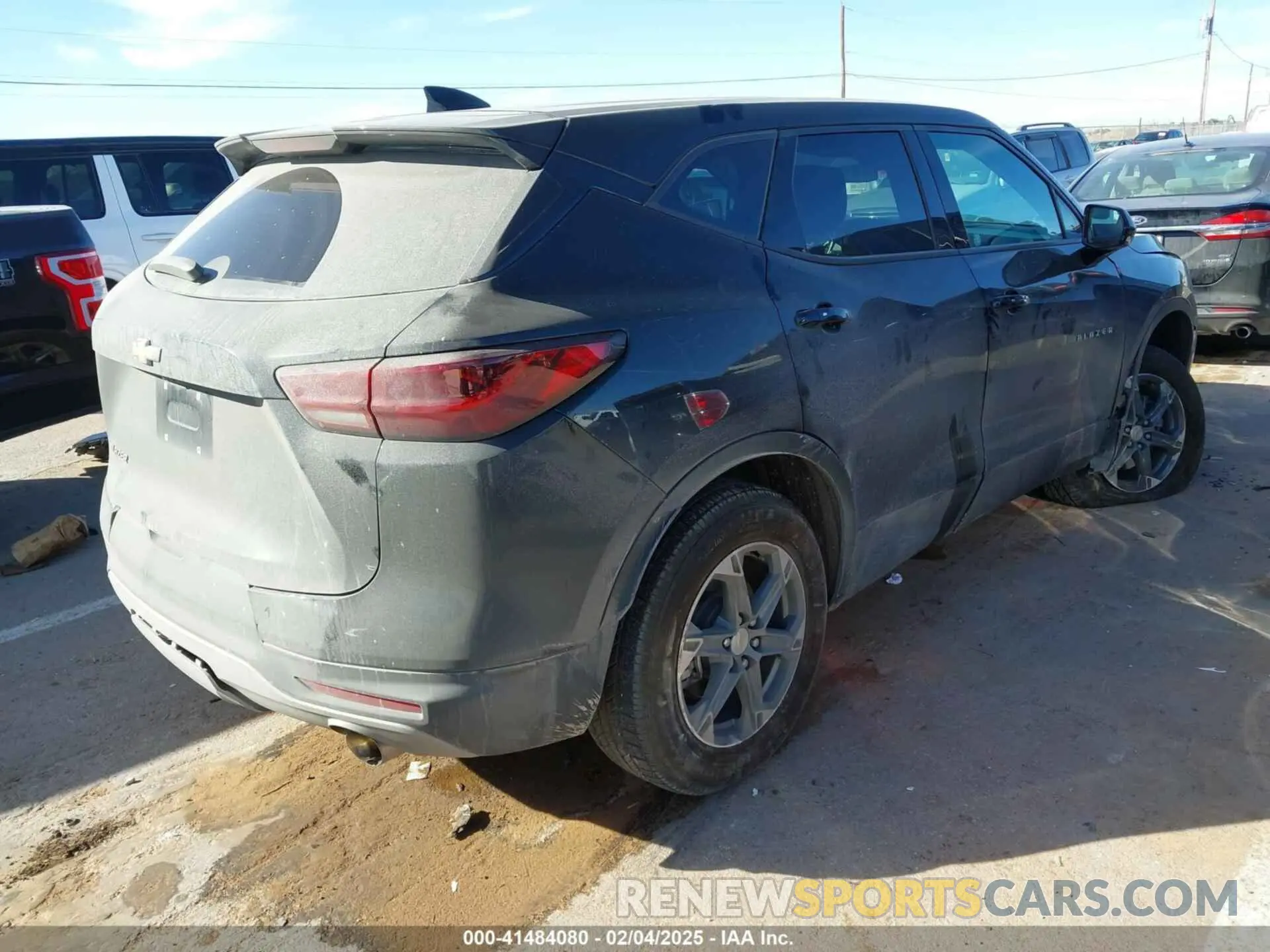 4 Photograph of a damaged car 3GNKBCR46PS232767 CHEVROLET BLAZER 2023