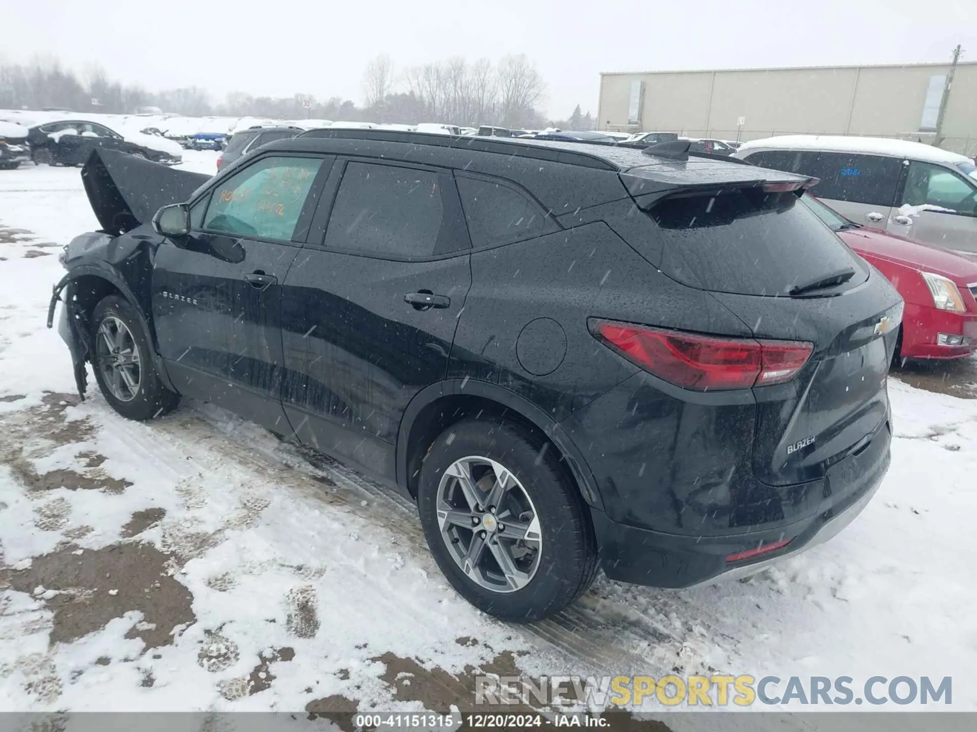 3 Photograph of a damaged car 3GNKBCR47PS227576 CHEVROLET BLAZER 2023