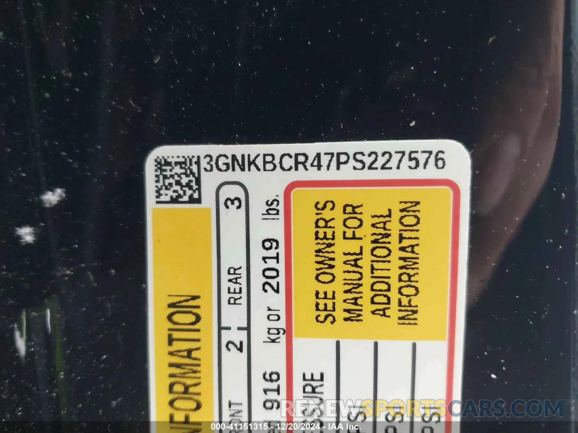 9 Photograph of a damaged car 3GNKBCR47PS227576 CHEVROLET BLAZER 2023