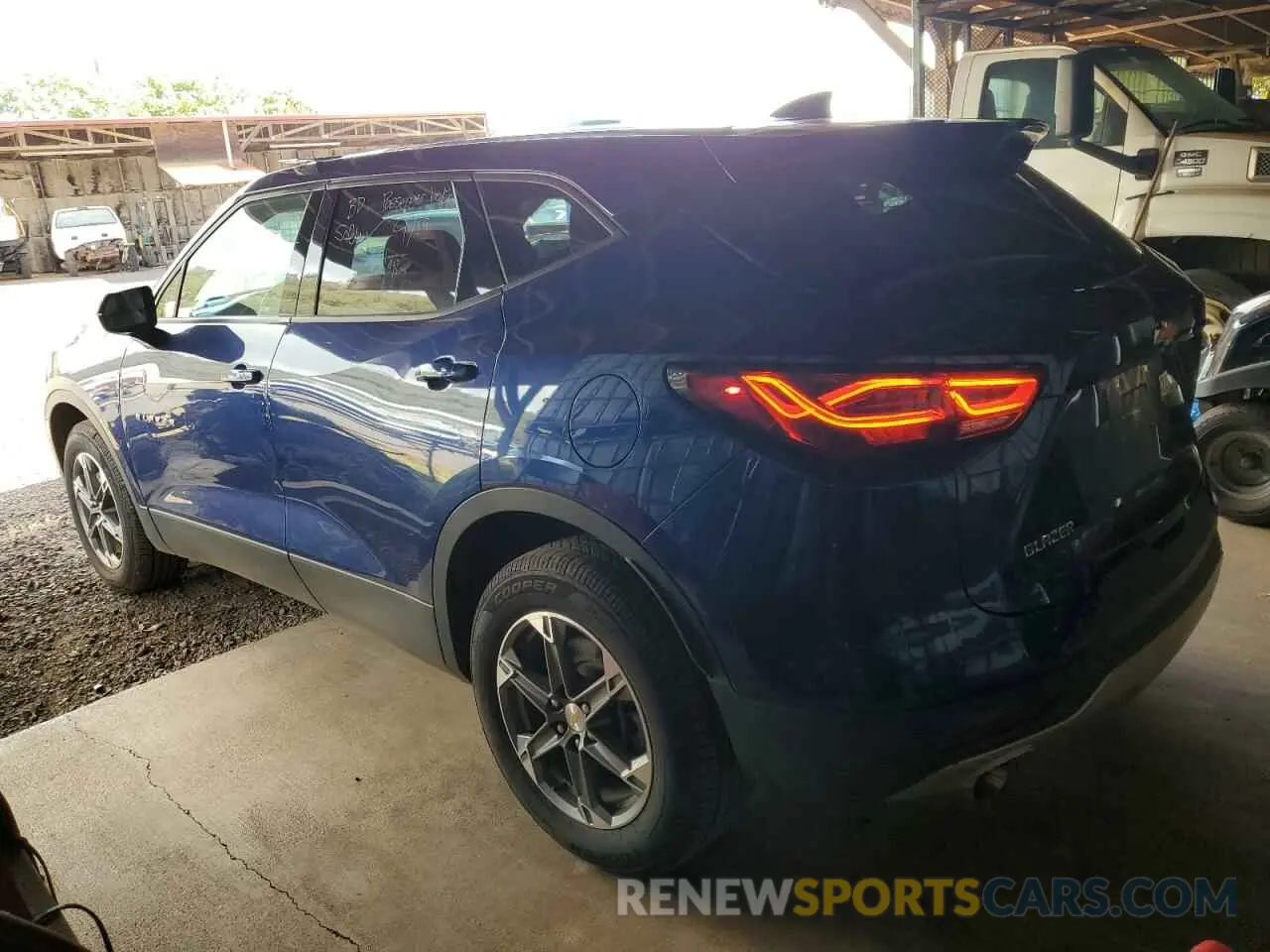 2 Photograph of a damaged car 3GNKBCR48PS143881 CHEVROLET BLAZER 2023