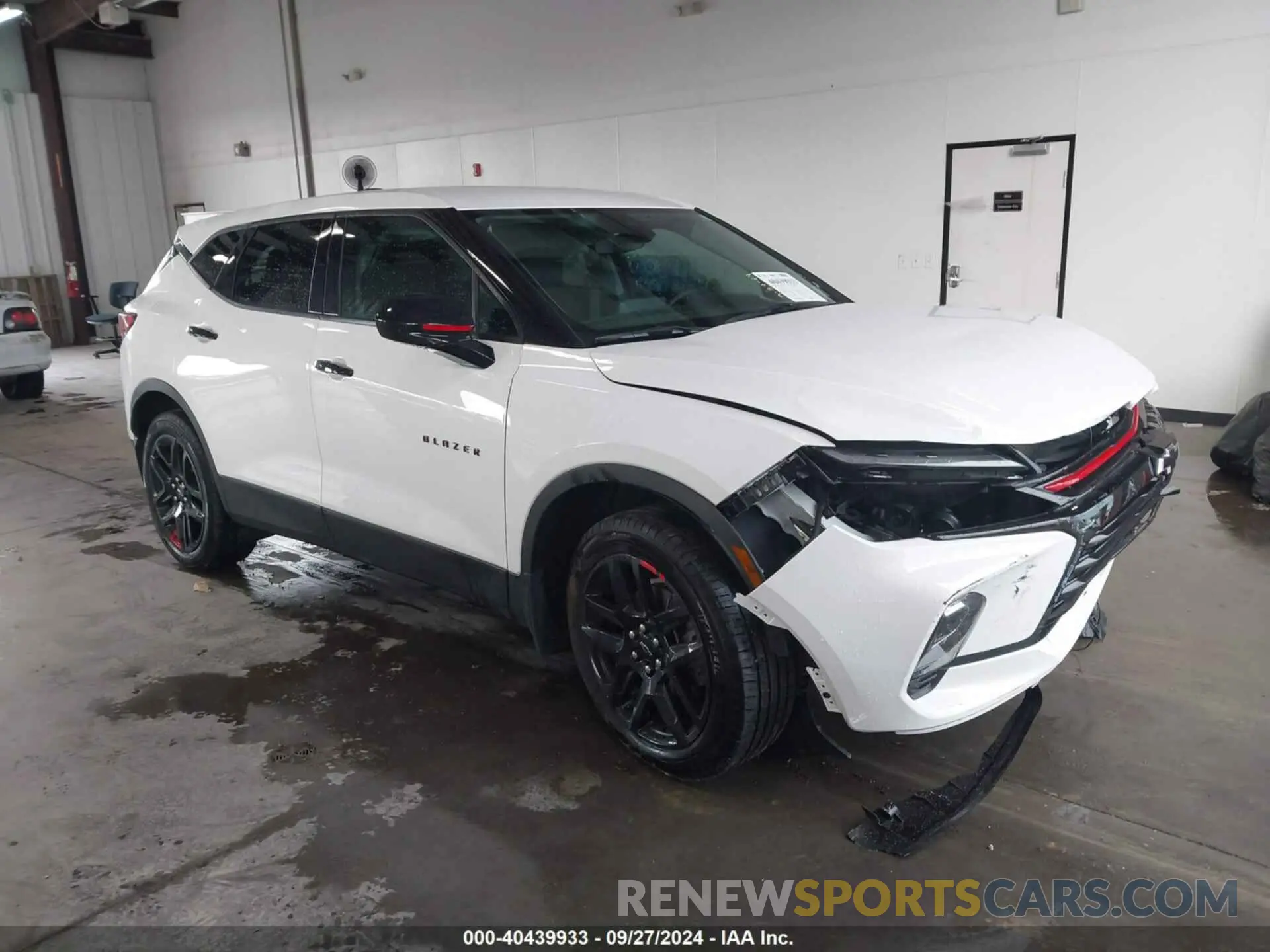 1 Photograph of a damaged car 3GNKBCR49PS220399 CHEVROLET BLAZER 2023