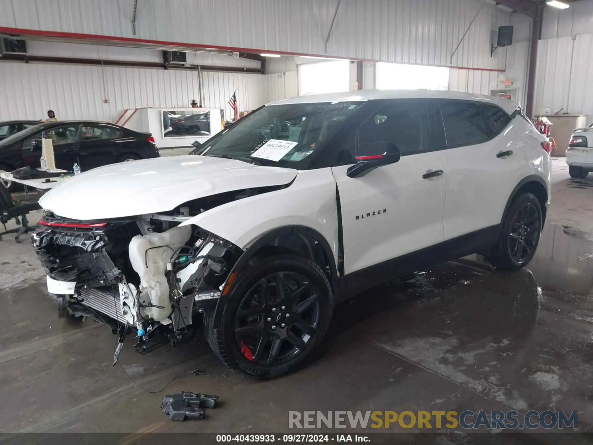 2 Photograph of a damaged car 3GNKBCR49PS220399 CHEVROLET BLAZER 2023