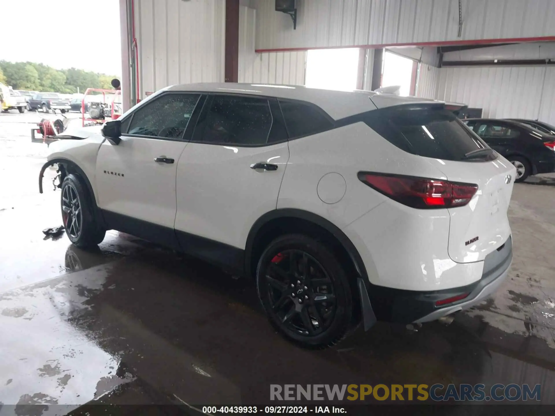 3 Photograph of a damaged car 3GNKBCR49PS220399 CHEVROLET BLAZER 2023