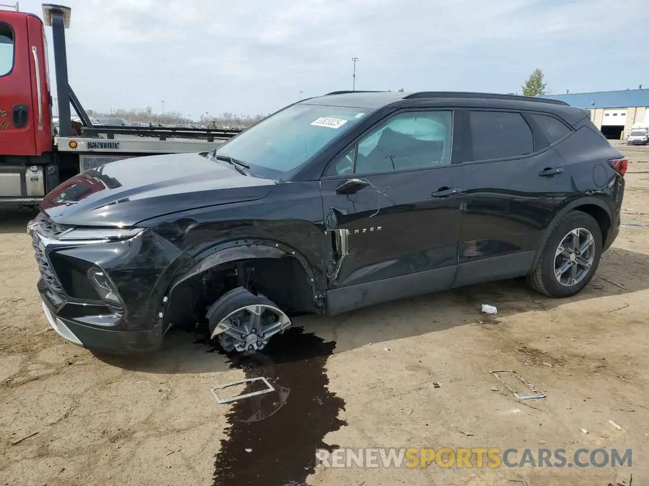 1 Фотография поврежденного автомобиля 3GNKBCR49PS235324 CHEVROLET BLAZER 2023