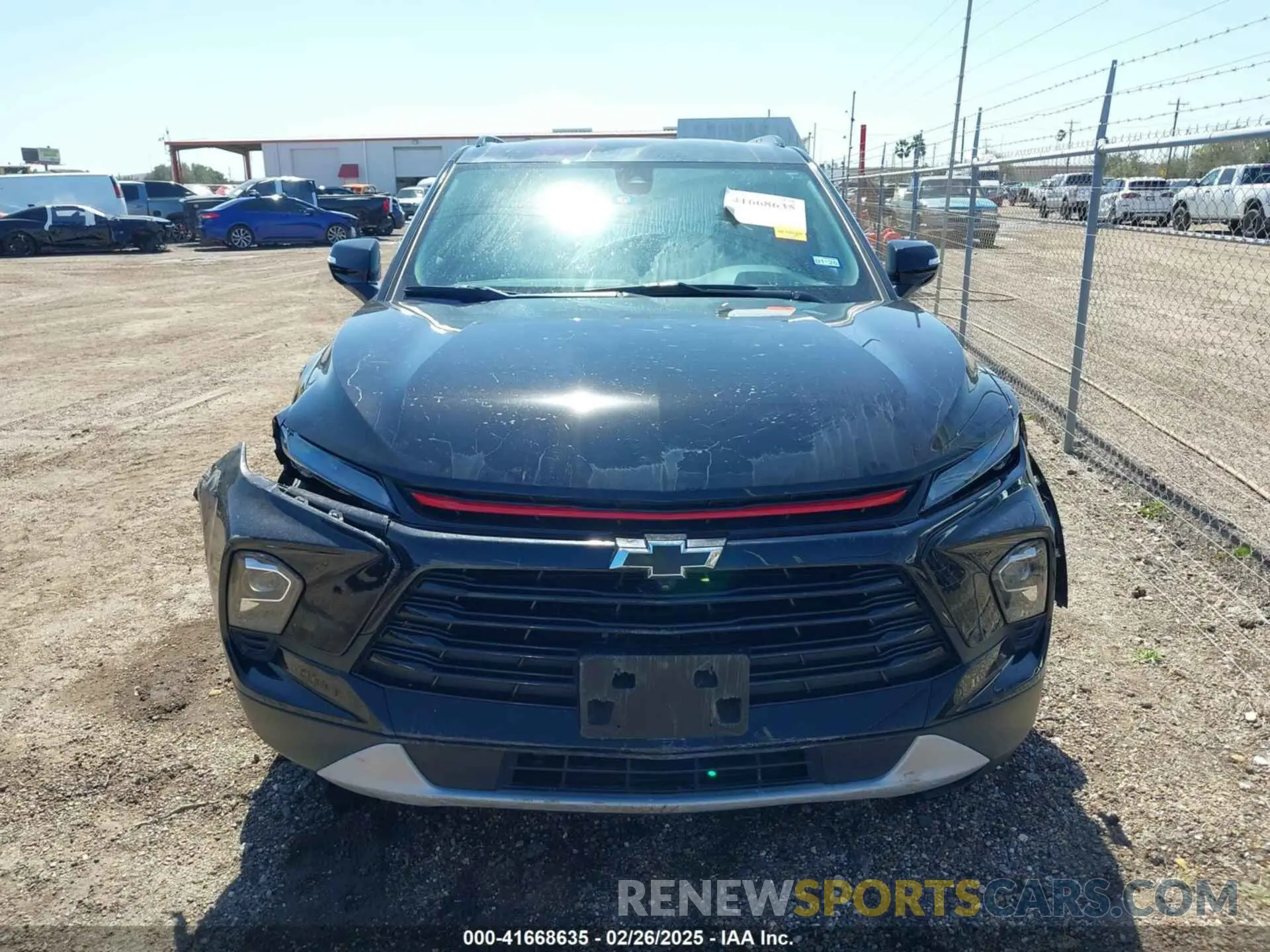 12 Photograph of a damaged car 3GNKBDR44PS148761 CHEVROLET BLAZER 2023