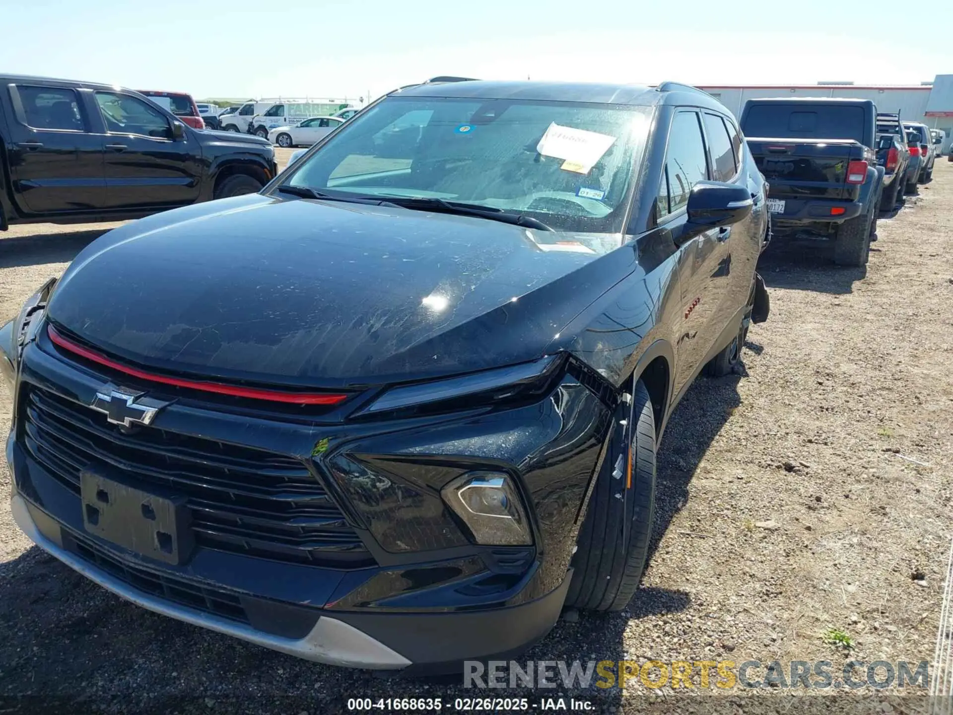 2 Photograph of a damaged car 3GNKBDR44PS148761 CHEVROLET BLAZER 2023