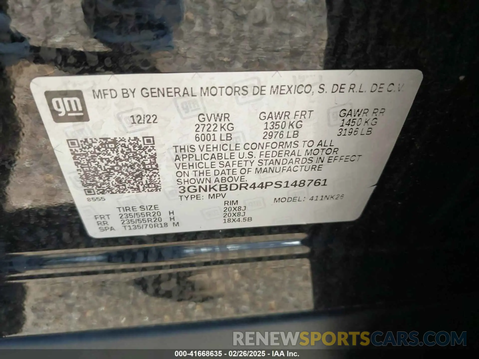 9 Photograph of a damaged car 3GNKBDR44PS148761 CHEVROLET BLAZER 2023