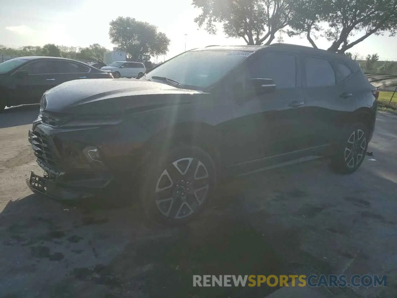 1 Photograph of a damaged car 3GNKBERS3PS190889 CHEVROLET BLAZER 2023