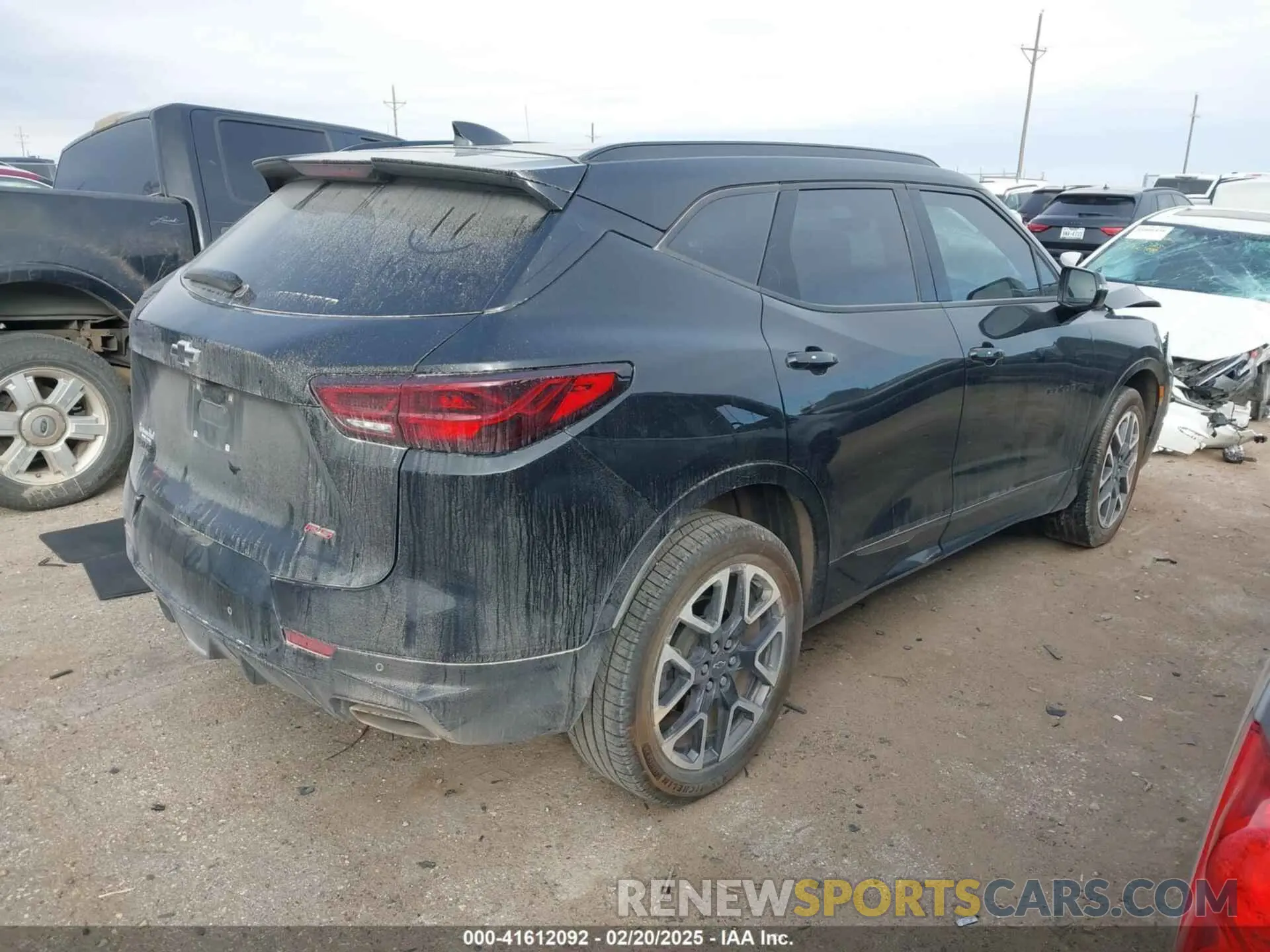 4 Photograph of a damaged car 3GNKBERSXPS103344 CHEVROLET BLAZER 2023