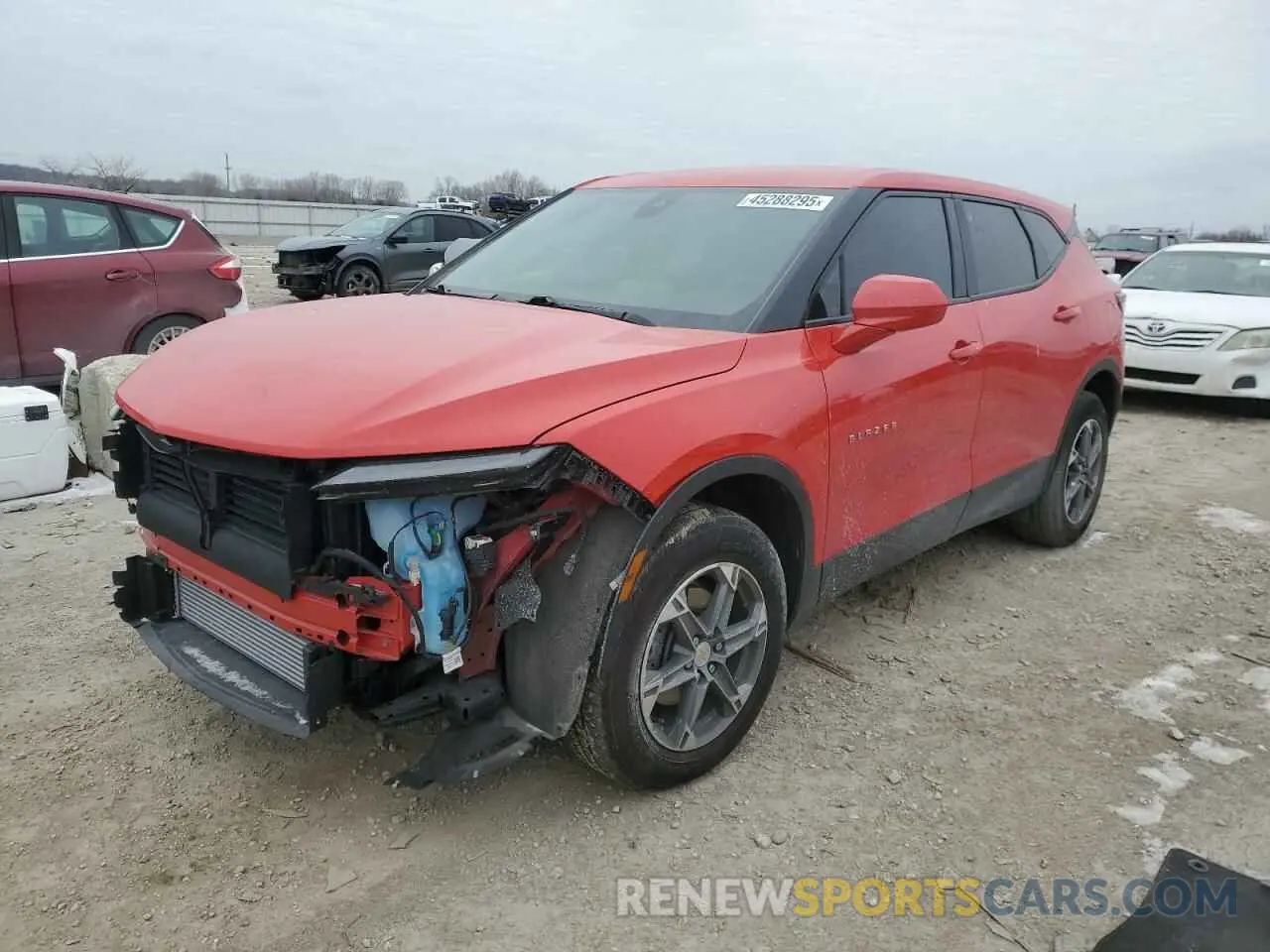 1 Фотография поврежденного автомобиля 3GNKBHR42PS227899 CHEVROLET BLAZER 2023