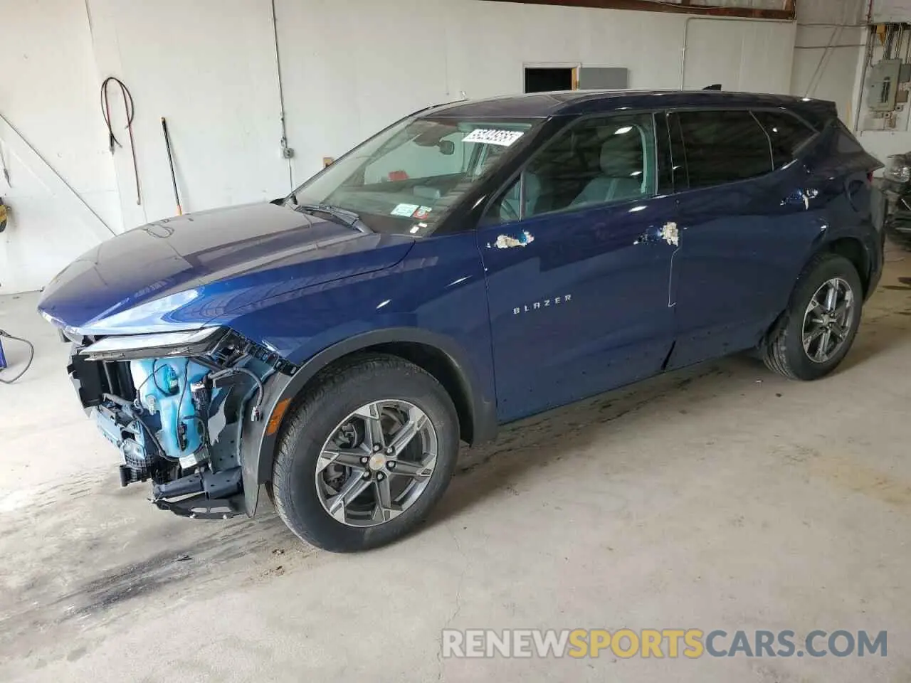 1 Photograph of a damaged car 3GNKBHR46PS148414 CHEVROLET BLAZER 2023