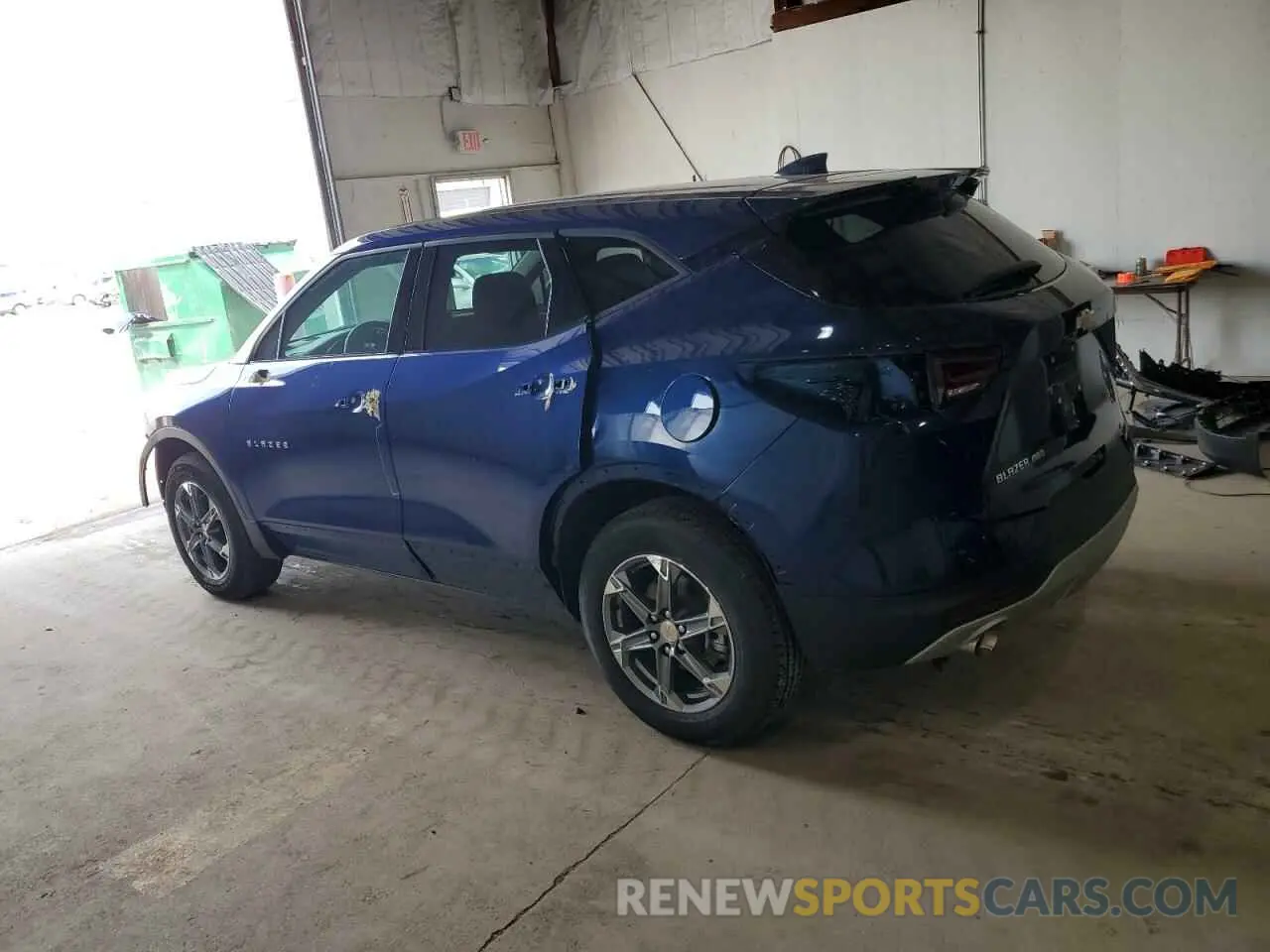 2 Photograph of a damaged car 3GNKBHR46PS148414 CHEVROLET BLAZER 2023