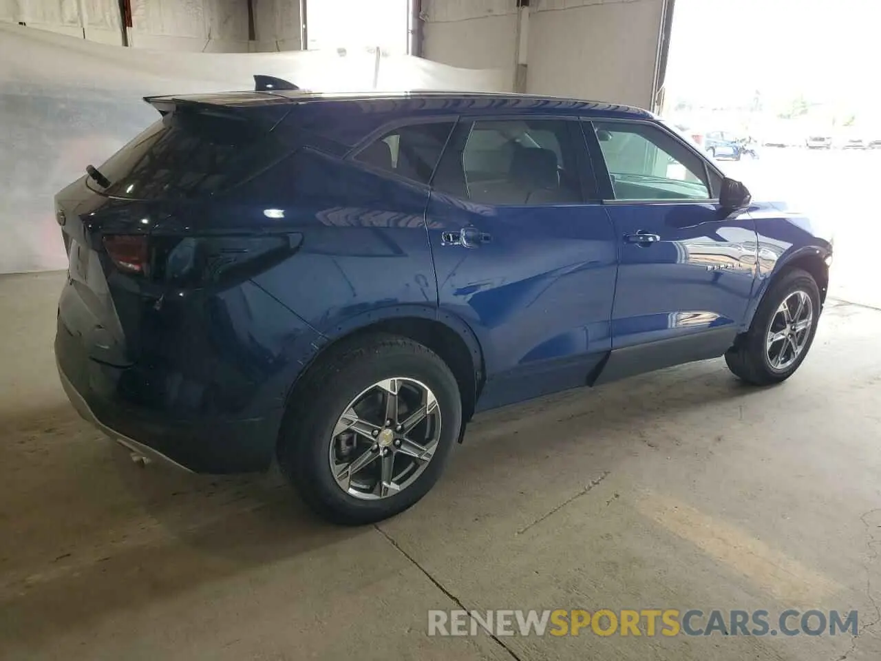 3 Photograph of a damaged car 3GNKBHR46PS148414 CHEVROLET BLAZER 2023