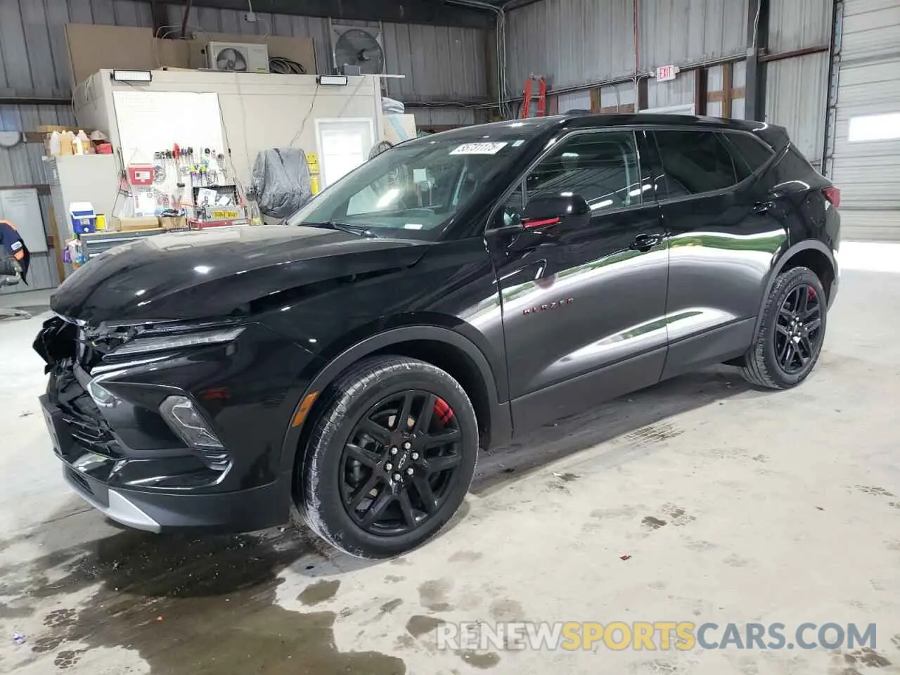 1 Photograph of a damaged car 3GNKBHR49PS111700 CHEVROLET BLAZER 2023