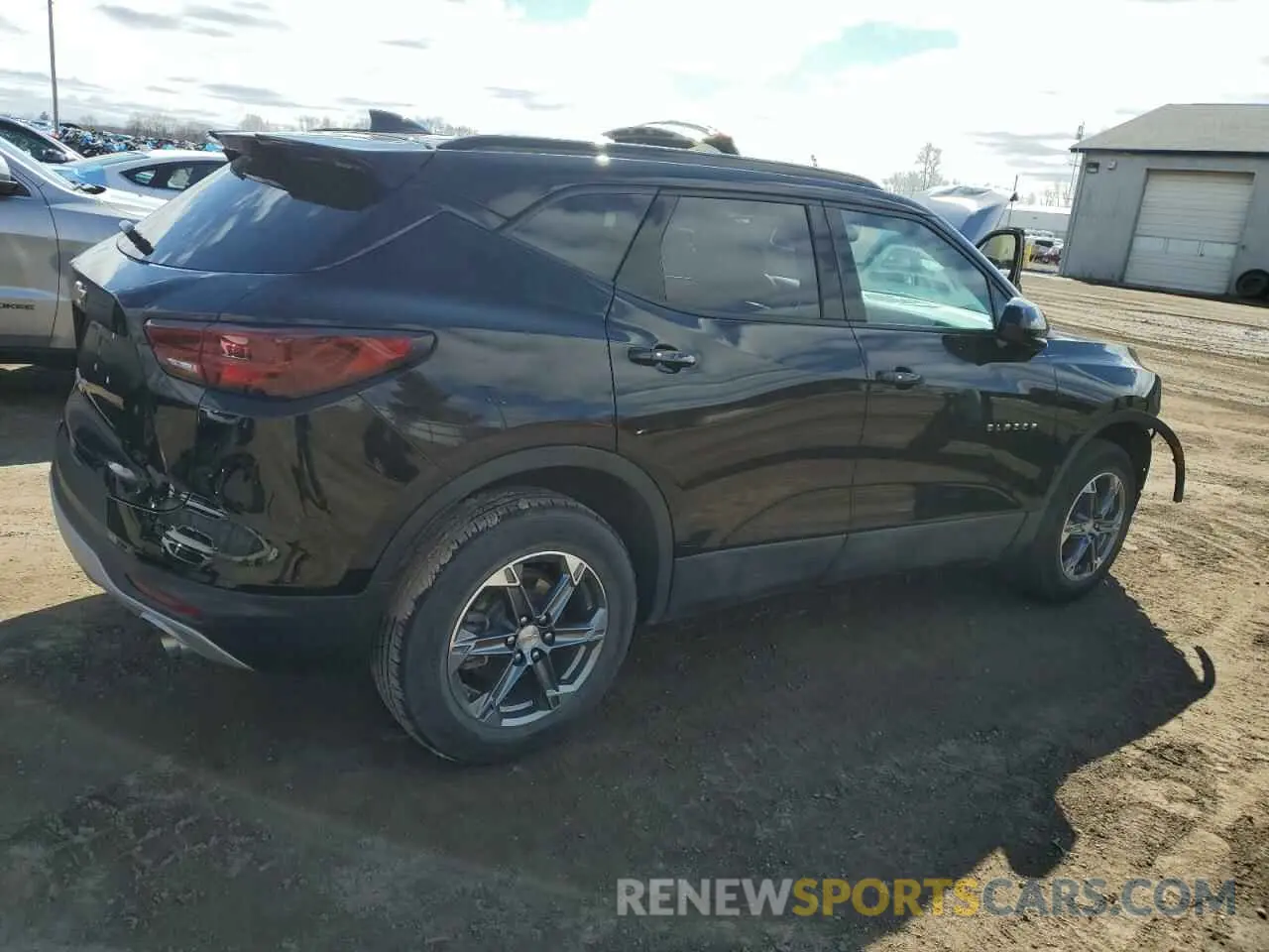 3 Photograph of a damaged car 3GNKBHR49PS122308 CHEVROLET BLAZER 2023