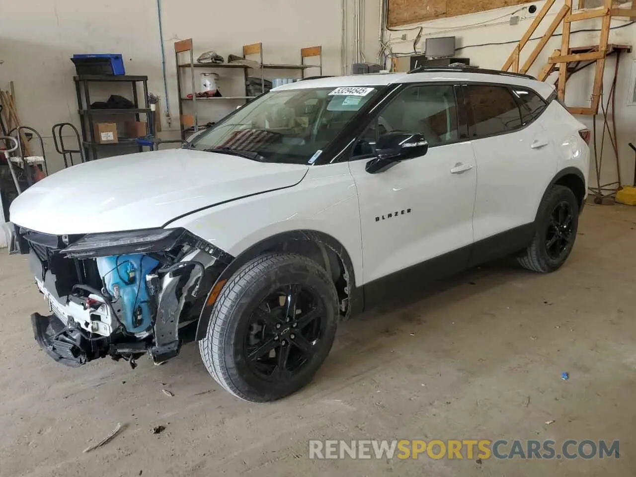 1 Photograph of a damaged car 3GNKBJR41PS134864 CHEVROLET BLAZER 2023
