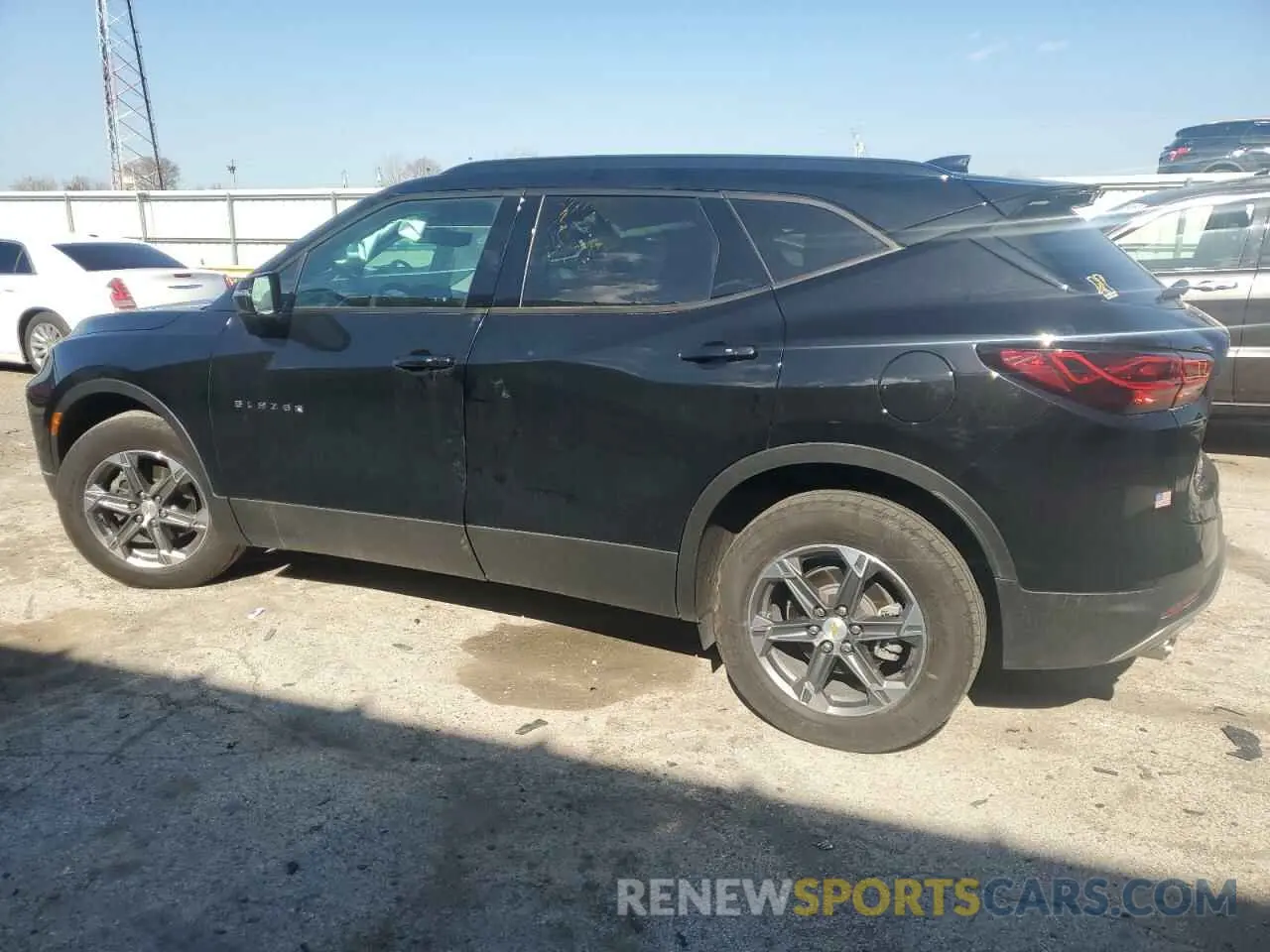 2 Photograph of a damaged car 3GNKBJRS1PS227818 CHEVROLET BLAZER 2023