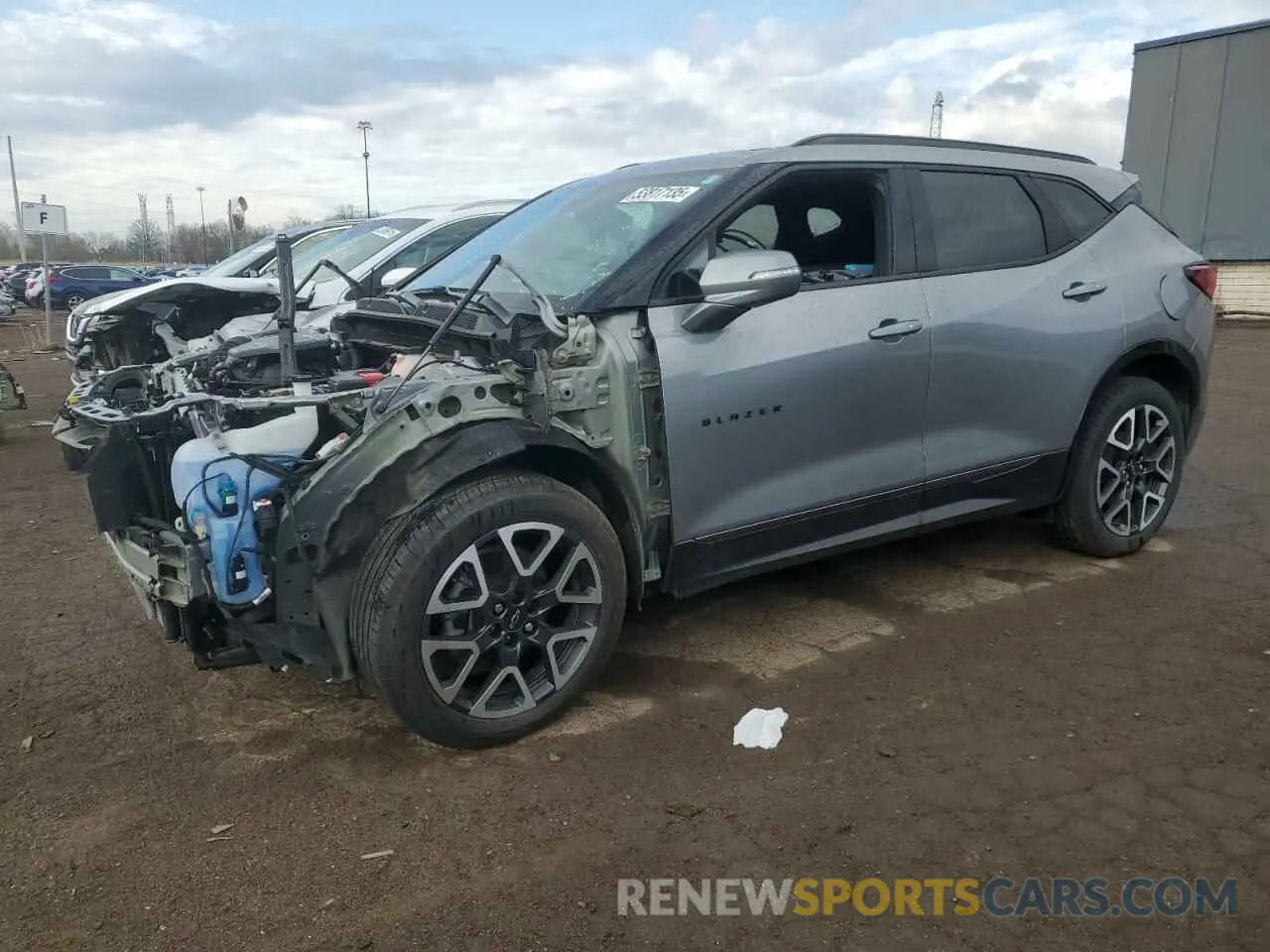 1 Photograph of a damaged car 3GNKBKRS6PS149736 CHEVROLET BLAZER 2023