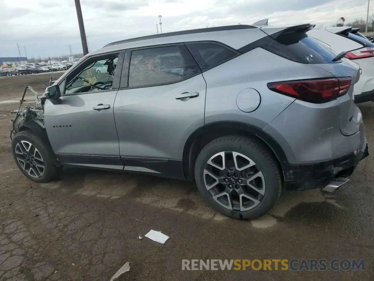 2 Photograph of a damaged car 3GNKBKRS6PS149736 CHEVROLET BLAZER 2023