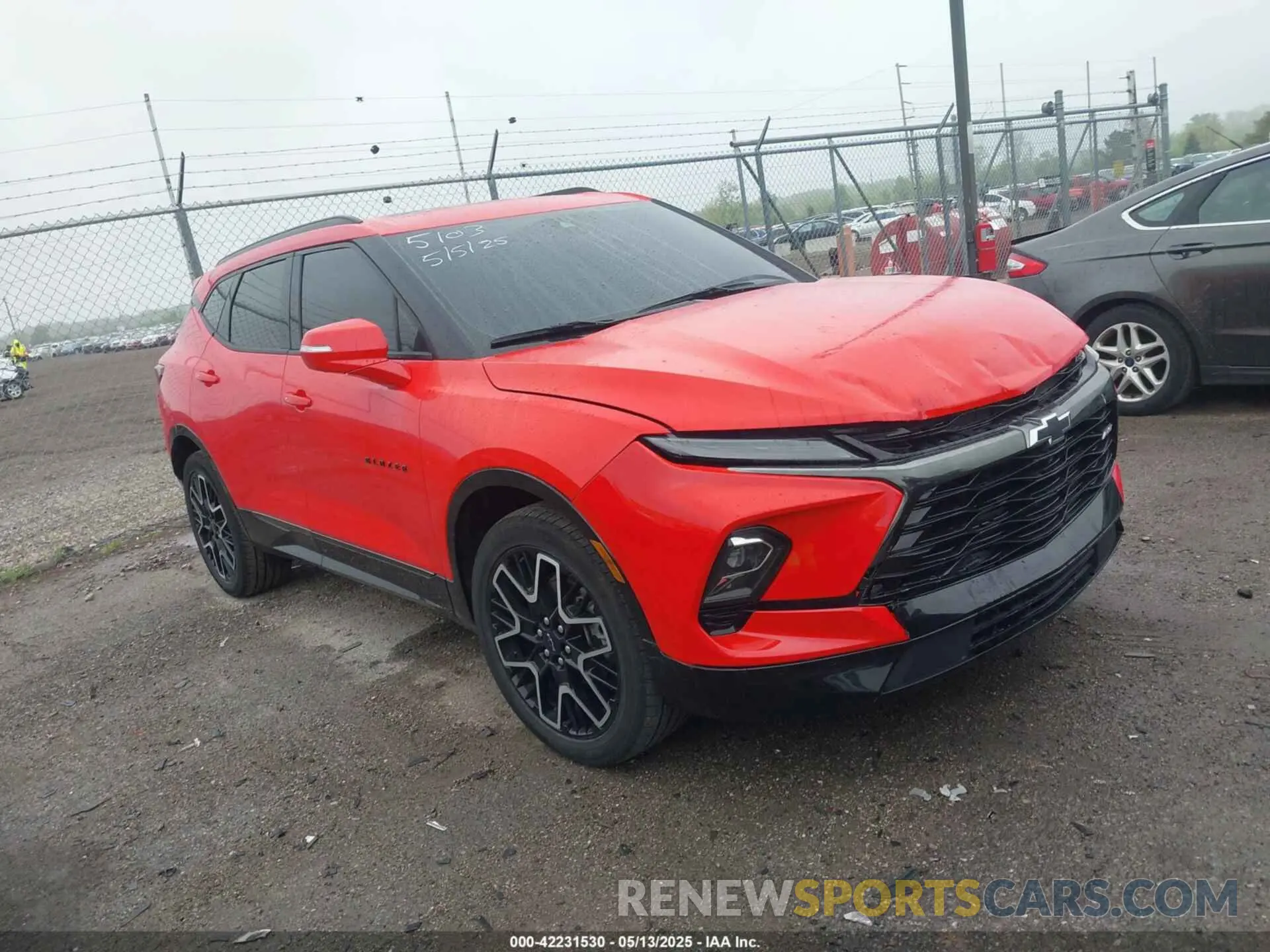 1 Фотография поврежденного автомобиля 3GNKBKRS8PS155103 CHEVROLET BLAZER 2023