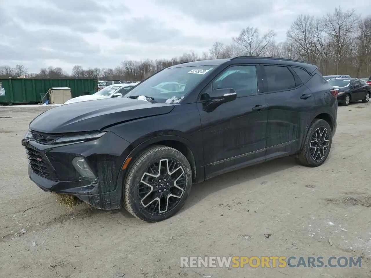 1 Photograph of a damaged car 3GNKBKRSXPS208402 CHEVROLET BLAZER 2023