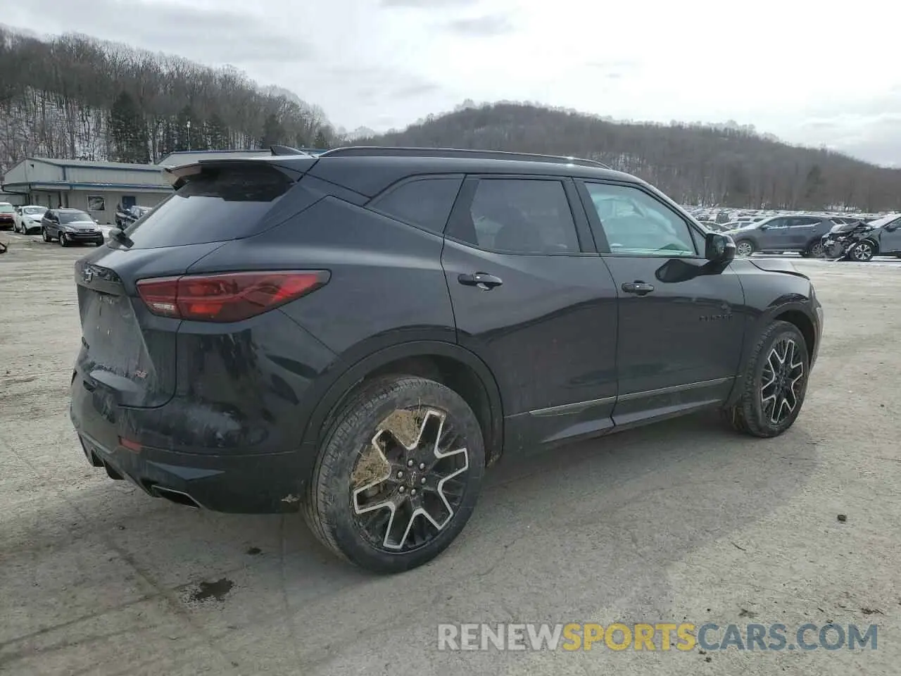 3 Photograph of a damaged car 3GNKBKRSXPS208402 CHEVROLET BLAZER 2023