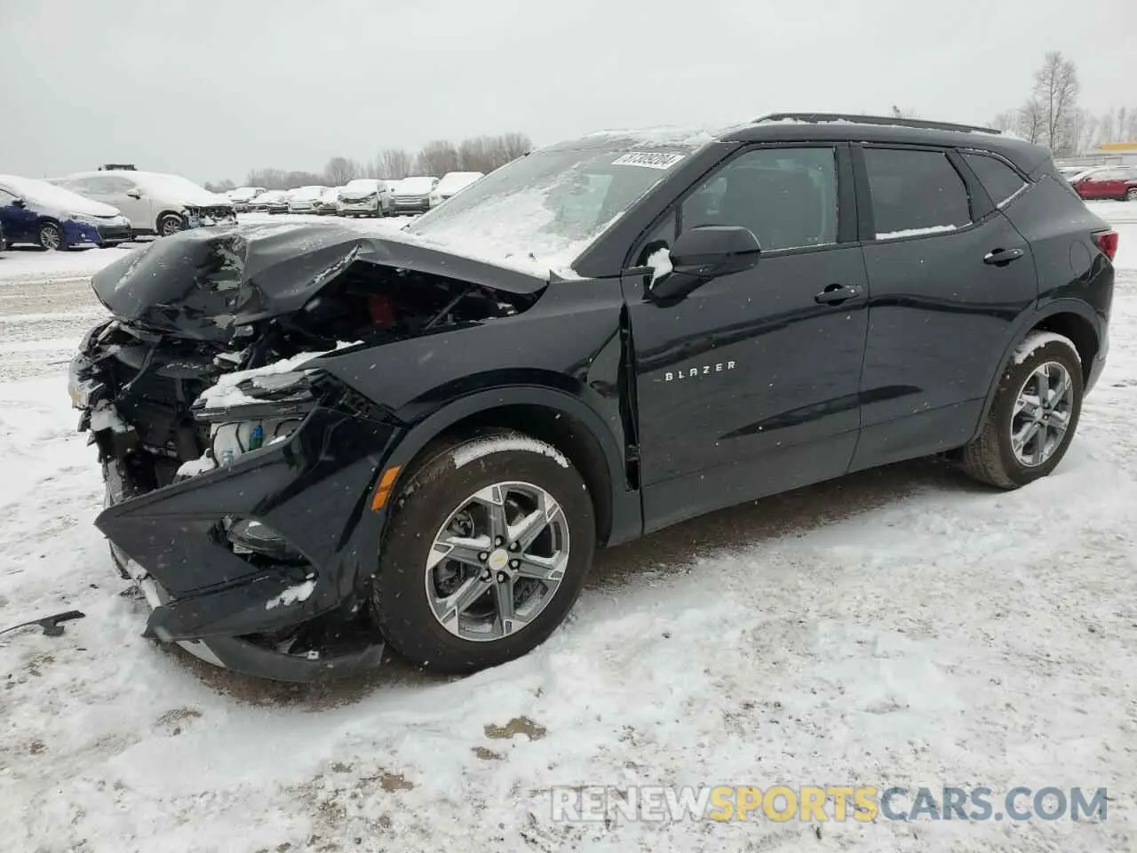 1 Photograph of a damaged car 3GNKBCR46RS243304 CHEVROLET BLAZER 2024