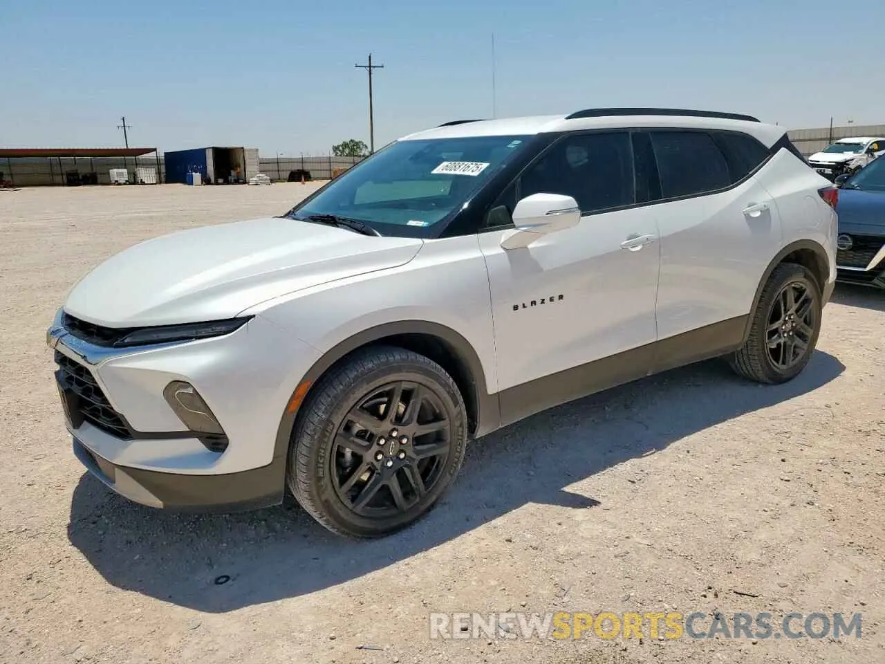 1 Photograph of a damaged car 3GNKBDR44RS186042 CHEVROLET BLAZER 2024