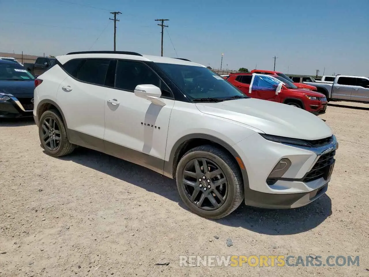 4 Photograph of a damaged car 3GNKBDR44RS186042 CHEVROLET BLAZER 2024