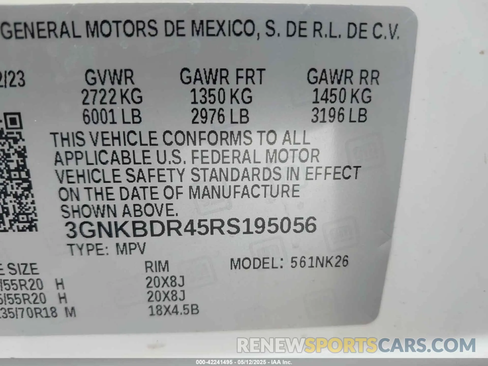 9 Photograph of a damaged car 3GNKBDR45RS195056 CHEVROLET BLAZER 2024