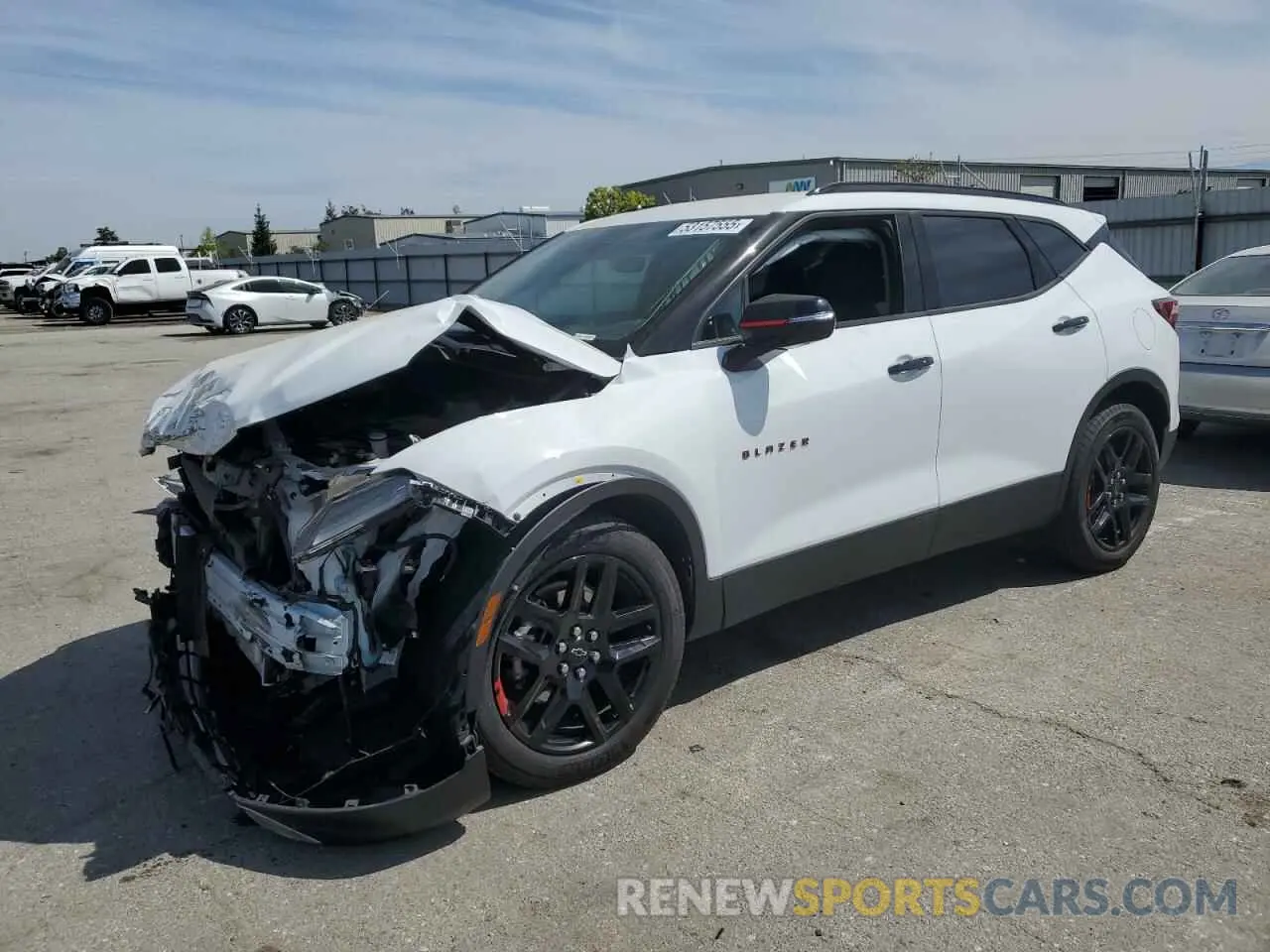 1 Photograph of a damaged car 3GNKBDRS1RS219190 CHEVROLET BLAZER 2024