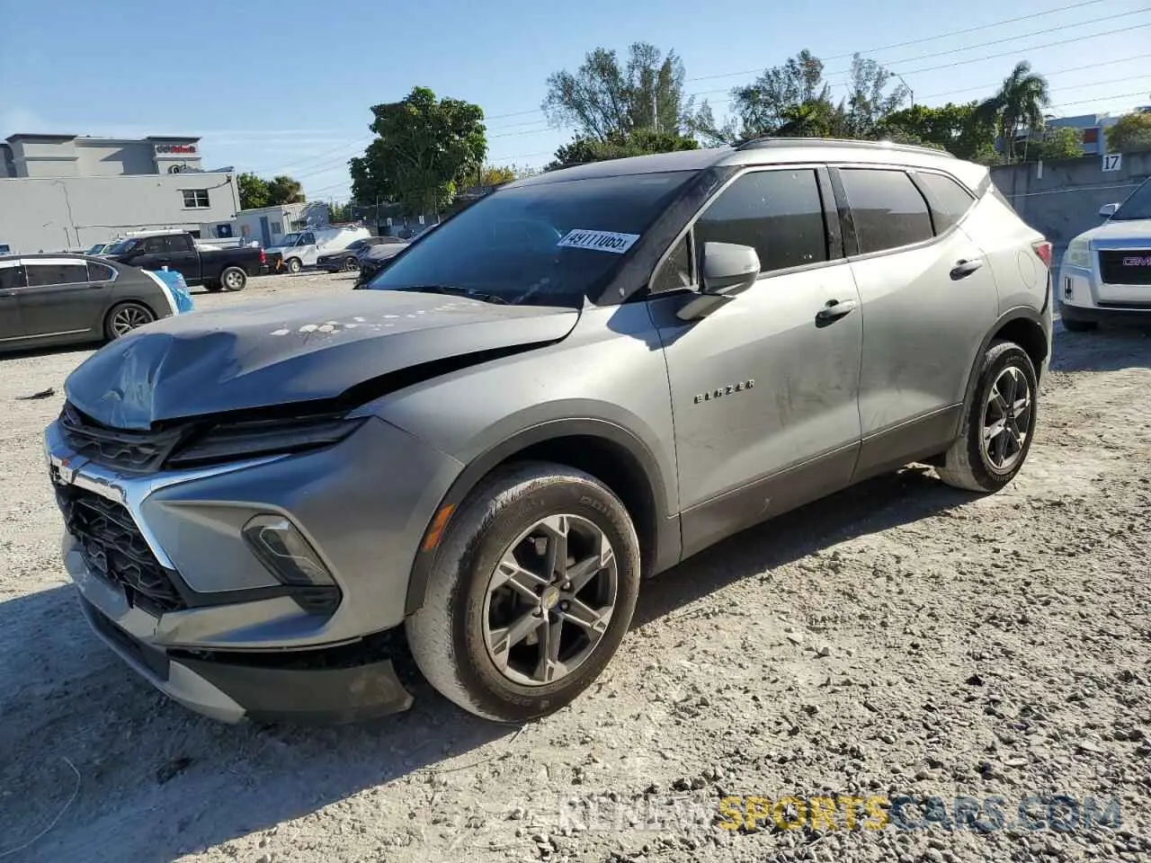 1 Photograph of a damaged car 3GNKBDRS9RS129110 CHEVROLET BLAZER 2024
