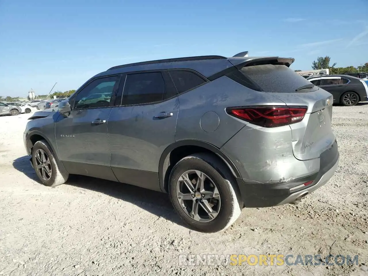 2 Photograph of a damaged car 3GNKBDRS9RS129110 CHEVROLET BLAZER 2024