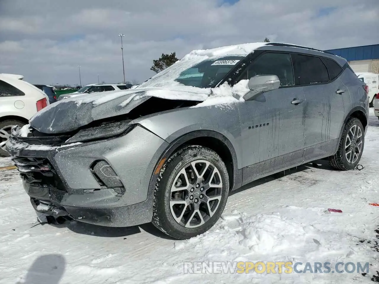 1 Photograph of a damaged car 3GNKBERS2RS162035 CHEVROLET BLAZER 2024