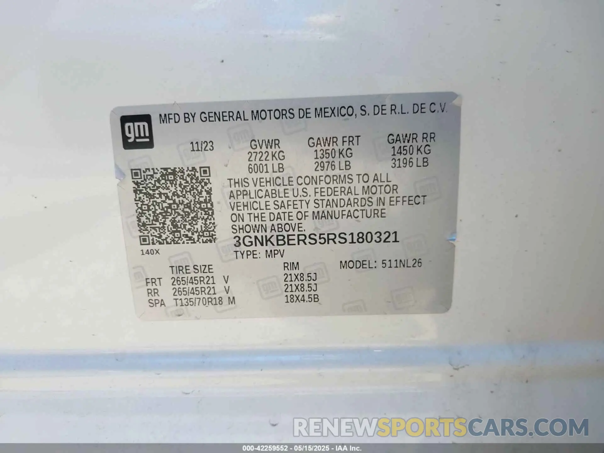 9 Photograph of a damaged car 3GNKBERS5RS180321 CHEVROLET BLAZER 2024