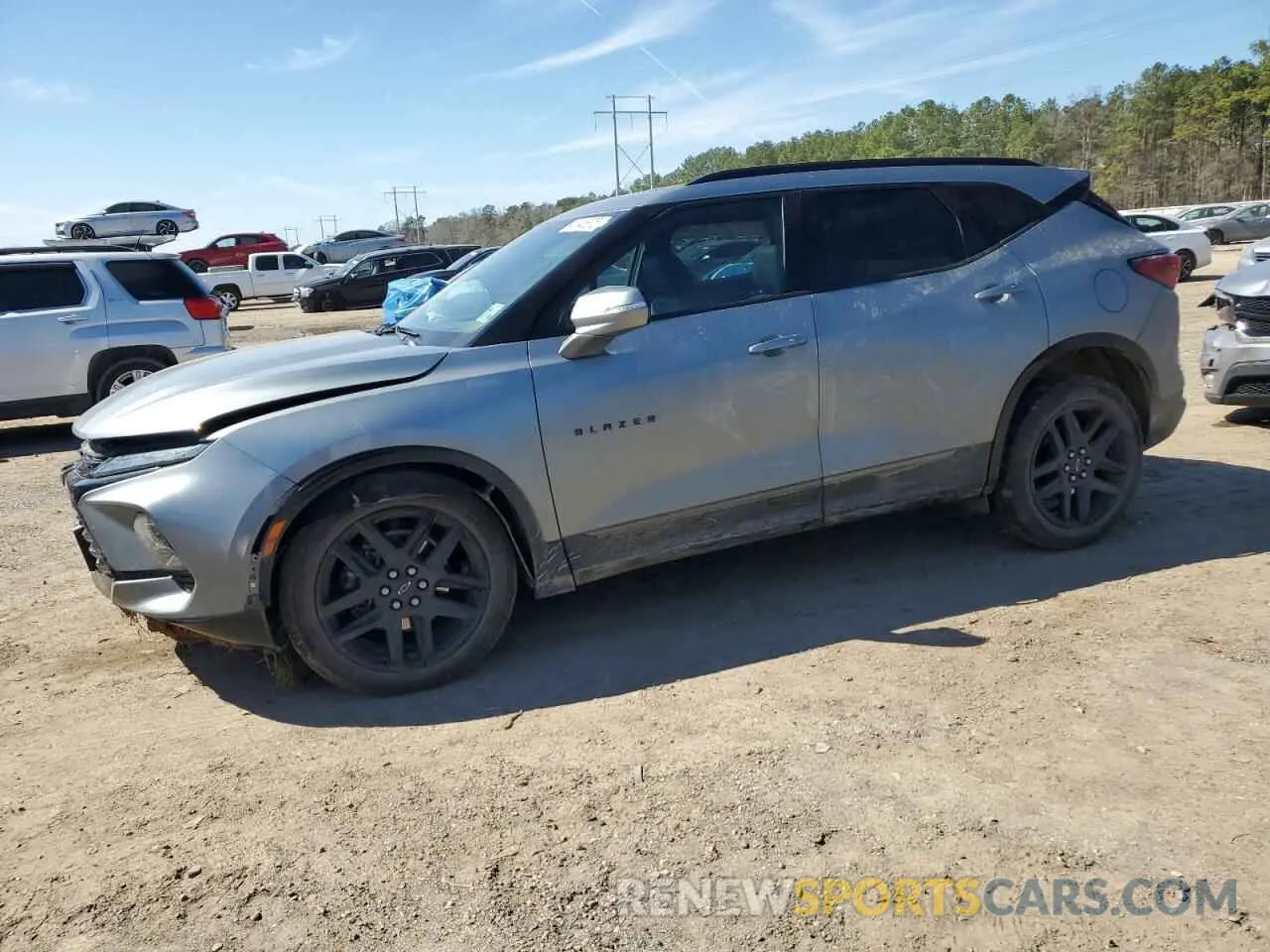 1 Photograph of a damaged car 3GNKBERS7RS172074 CHEVROLET BLAZER 2024
