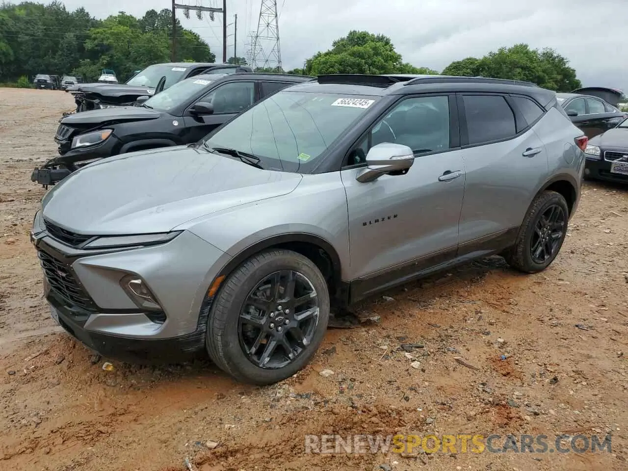1 Фотография поврежденного автомобиля 3GNKBERS9RS190172 CHEVROLET BLAZER 2024