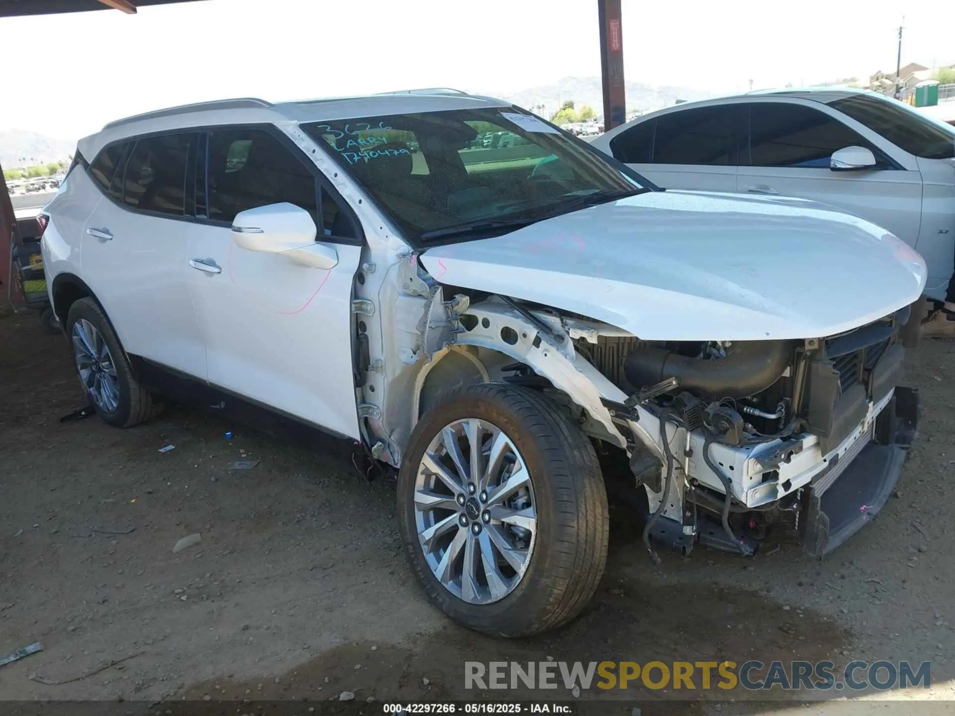 1 Photograph of a damaged car 3GNKBFR48RS207891 CHEVROLET BLAZER 2024