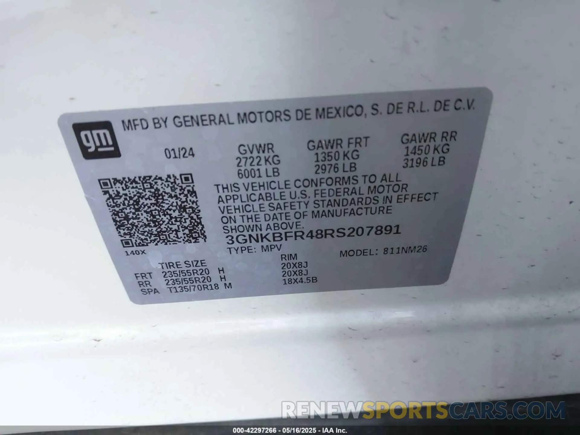 9 Photograph of a damaged car 3GNKBFR48RS207891 CHEVROLET BLAZER 2024