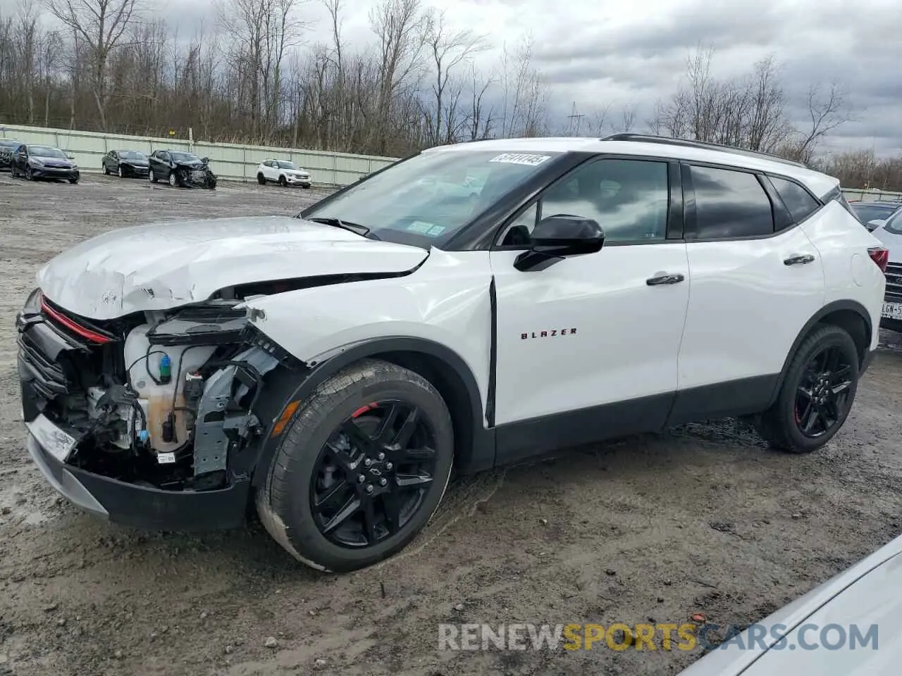 1 Photograph of a damaged car 3GNKBHR45RS203471 CHEVROLET BLAZER 2024